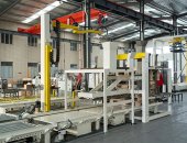 單立柱旋轉(zhuǎn)碼垛機+放墊板